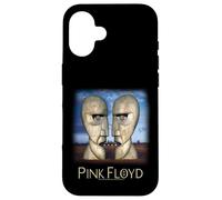 Custodia per iPhone 16 Ufficiale Pink Floyd Metal Heads Front and Back