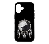 Custodia per iPhone 16 Ufficiale Spiral Wolf Chi Yin Yang Gothic Fantasy