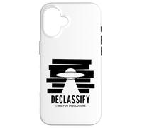 Custodia per iPhone 16 UFO Declassificare Verità Alieni Documenti Segreti Censura