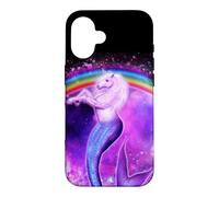 Custodia per iPhone 16 Unicorn Mermaid Mermicorn Cute In Galaxy Rainbow Unicorns