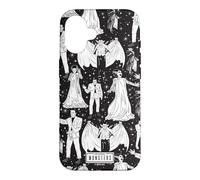 Custodia per iPhone 16 Universal Monsters Sparkle Star All Over Print
