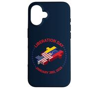 Custodia per iPhone 16 USA Venezuela Puzzle Unity Liberation Day 3 gennaio 2026