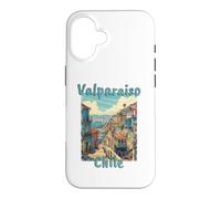 Custodia per iPhone 16 Valparaiso Cile Vintage Costiera Viaggio Vacanza Vacanza