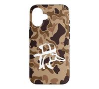 Custodia per iPhone 16 Vecchia Scuola Camo Southern Duck Cacciatori Con Cane All'aperto