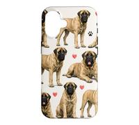 Custodia per iPhone 16 Vecchio Mastino Inglese Modello