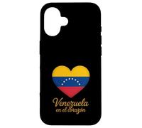 Custodia per iPhone 16 Venezuela en el Corazon Orgullo, Amor y Raíces Venezolanas