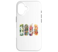 Custodia per iPhone 16 Vibrante New Orleans NOLA Jazz Crawfish Bayou Art