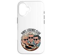 Custodia per iPhone 16 Vinile Legends Club 50s Retro Comic LP Record Music Collector