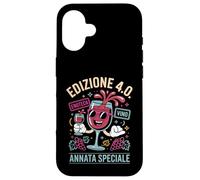 Custodia per iPhone 16 Vino Sommelier 40° Compleanno Quarant’Anni Divertente