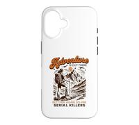 Custodia per iPhone 16 Vintage Adventure è là fuori divertente escursionismo montagna all'aperto