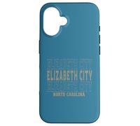 Custodia per iPhone 16 Vintage Elizabeth City Carolina del Nord