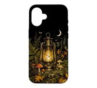 Custodia per iPhone 16 Vintage Foresta Lanterna Autunno Campeggio Natura Boschi For