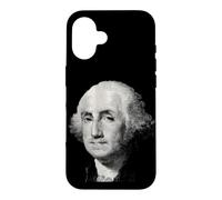 Custodia per iPhone 16 Vintage Historical Portrait Americana Engraved Art