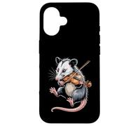Custodia per iPhone 16 Violino Opossum Musica Classica Violinista Opossum Violinista