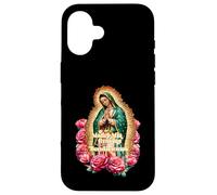Custodia per iPhone 16 Virgencita La Guadalupana Virgen Morena Patrona de México