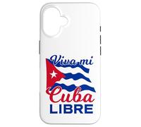Custodia per iPhone 16 Viva Mi Cuba Libre Sventolando Bandiera Cubana Patriot