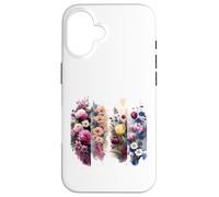 Custodia per iPhone 16 Vivace acquerello floreale Bloom Bouquet Art