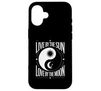 Custodia per iPhone 16 Vivi vicino al sole Amore vicino alla luna