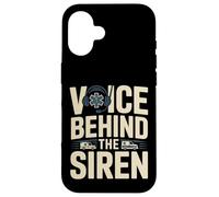 Custodia per iPhone 16 Voce Dietro Il Dispatcher Di Emergenza Sirena EMS