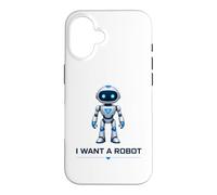 Custodia per iPhone 16 Voglio un robot umanoide