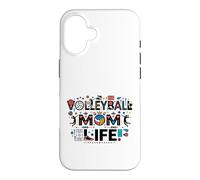 Custodia per iPhone 16 Volleyball Mom Life Volleyball Mama Team Mom Gift