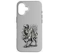 Custodia per iPhone 16 Vuall, gotico, guardiano, di, il, dune, illustrazione