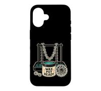 Custodia per iPhone 16 WAX POT READY Bicicletta Cura della Catena Officina