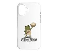 Custodia per iPhone 16 We Proof At Dawn Cottagecore Frog - Paniere a lievitazione naturale