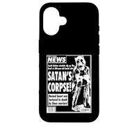 Custodia per iPhone 16 Weekly World News - Satan's Corpse Cover