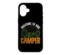 Custodia per iPhone 16 Welcome To Our Camper Camping Hiking Adventure Nature Lover
