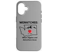 Custodia per iPhone 16 Wenatchee: Dove mele e avventura crescono l'orgoglio dello stato WA