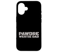 Custodia per iPhone 16 Westie Dad Dog Lover West Highland Terrier