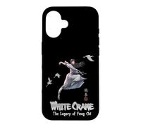 Custodia per iPhone 16 White Crane/L'eredità di Fang Chi/Manga Style Design