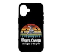 Custodia per iPhone 16 White Crane/L'eredità di Fang Chi/Manga Style Design
