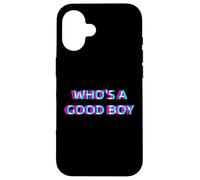 Custodia per iPhone 16 Who's A Good Boy Baby Alternative 2000s Aesthetic Graphic