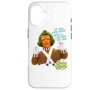Custodia per iPhone 16 Willy Wonka and the Chocolate Factory Oompa Loompa Listen