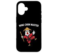 Custodia per iPhone 16 Wing Chun, pollo, karate, taekwondo, kung fu, regalo per uomo e donna