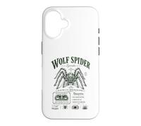 Custodia per iPhone 16 Wolf Spider Lycosidae Arachnid Natural History