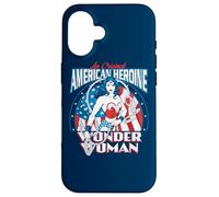 Custodia per iPhone 16 Wonder Woman American Heroine