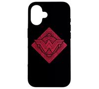 Custodia per iPhone 16 Wonder Woman Movie Logo With Geometric Suns