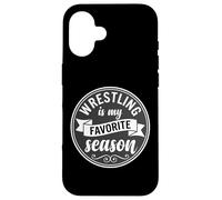 Custodia per iPhone 16 Wrestler Wrestle Wrestling is My Favorite Season