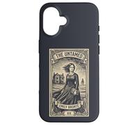 Custodia per iPhone 16 Wuthering Heights, Catherine Earnshaw e Heathcliff, Bronte