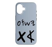 Custodia per iPhone 16 Yeshua Aleph Tav Gesù Primo Ultimo in Ebraico Paleo (nero)