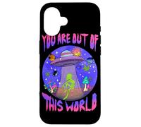 Custodia per iPhone 16 You Are Cosmic Alien UFO Graphic Design