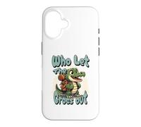 Custodia per iPhone 16 Zaino da trekking Who Let The Crocs Out Gator Croc Trekking