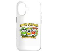 Custodia per iPhone 17 19 ° problema buche, Fairway a Bar Golf Cart Beer Crew Indietro 9