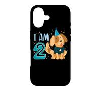 Custodia per iPhone 17 2° Compleanno Ragazzo Cane Cuccioli Bambini Ho 2 anni