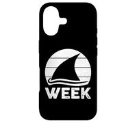 Custodia per iPhone 17 2025 Week Retro Shark Fin Lover Sea Ocean Animal Summer Trip