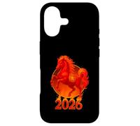 Custodia per iPhone 17 2026 Year of the Fire Horse Chinese New Year Lunar Zodiac