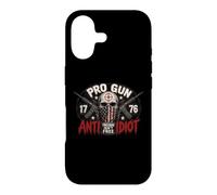 Custodia per iPhone 17 2nd Amendment Pro Gun Anti Idiot Shirt Vintage USA Flag